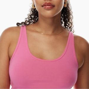 NWT TNA Chill Tank Top Pink Size Small